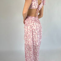 Rosé Belle Midi Dress